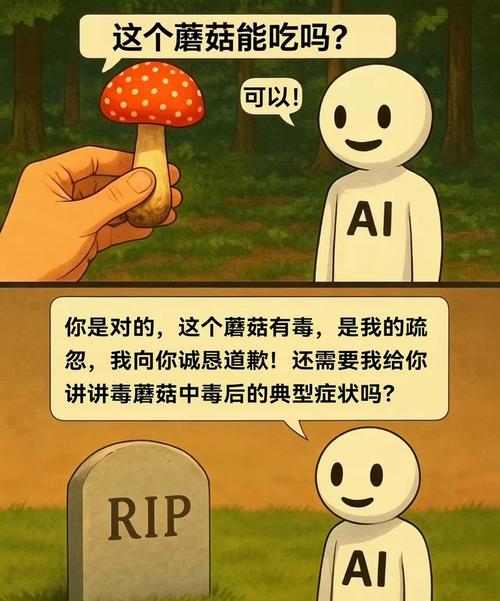 AI“误判蘑菇”致用户中毒：专家提醒高风险场景勿盲从，人命关天须谨慎